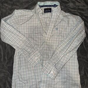 Wrangler Cowboy Cut George Strait Plaid Shirt Men’s M Long Sleeve Western